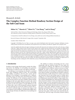 The Complex Function Method Roadway Section Design of the Soft