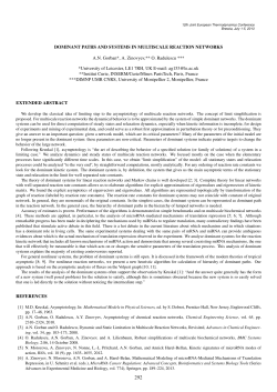 DOMINANT PATHS AND SYSTEMS IN MULTISCALE