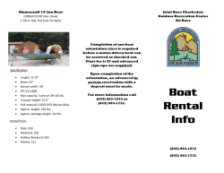 Boat Rental Handout - Joint Base Charleston