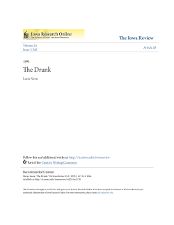 The Drunk - Iowa Research Online