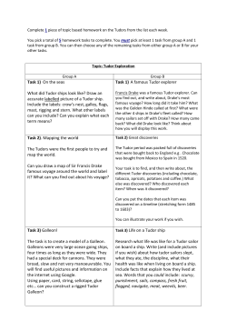 Yr 5-Tudor-homework - All Saints C of E Primary School