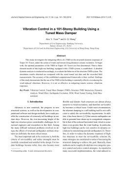 Vibration Control in a 101-Storey Building Using a Tuned Mass