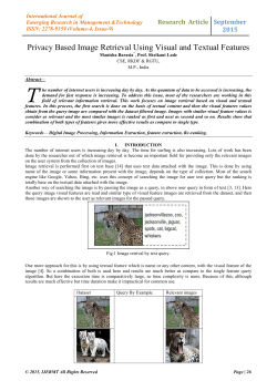 Privacy Based Image Retrieval Using Visual and Textual Features