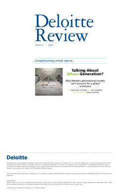 Talking About Whose Generation?