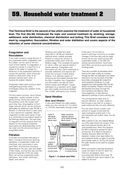 Household water treatment 2
