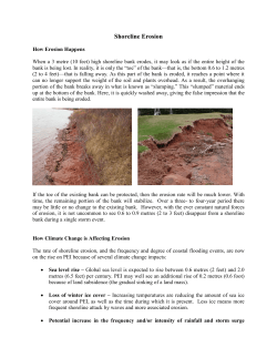 Shoreline Erosion - Government of PEI