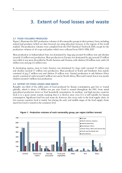 Global food losses and food waste