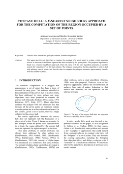 concave hull: a k-nearest neighbours approach for the computation
