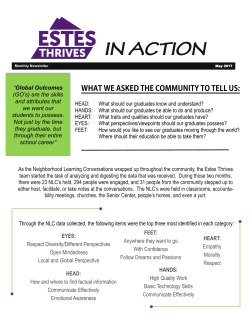 May 2017 - Estes Park School District R-3