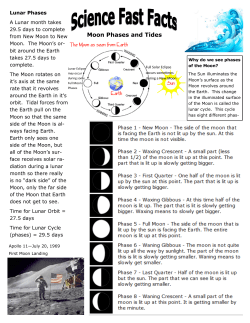 Moon Phases and Tides