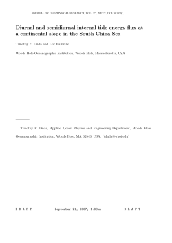 Diurnal and semidiurnal internal tide energy flux
