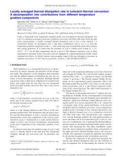 Locally averaged thermal dissipation rate in