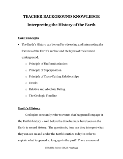 Processes that Shape the Earth