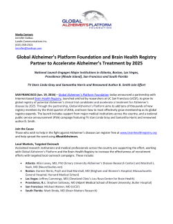 the PDF - Brain Health Registry