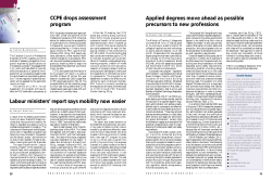 CCPE drops assessment program Applied degrees move
