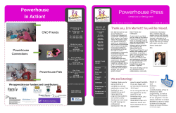 Summer 2015 - Powerhouse Project