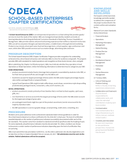 Certification Guidelines
