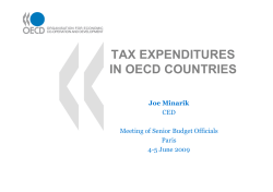 tax expenditures in oecd countries