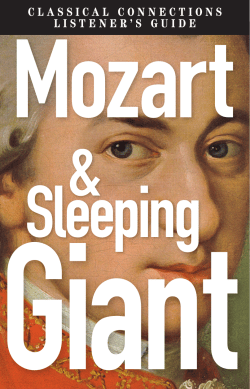 Listener`s Guide - Dayton Performing Arts Alliance