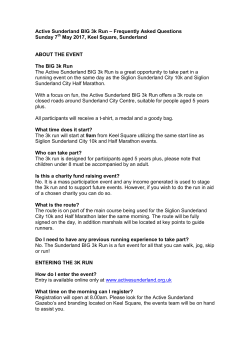 BIG 3k Run Frequently Asked Questions