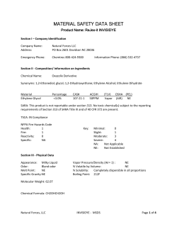 material safety data sheet