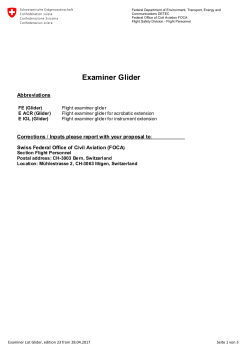Examiner Glider