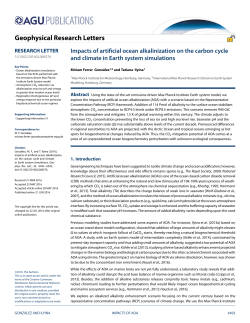 Impacts of artificial ocean alkalinization on the carbon cycle and