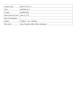 MINORS ACT, 1974-18