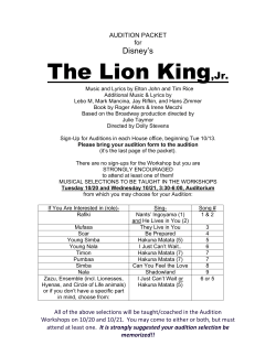 The Lion King,Jr.