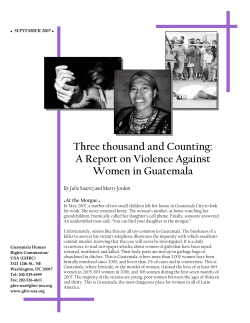 Three-thousand and Counting, A Report on Violence Against
