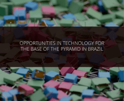 opportunities in technology for the base of the pyramid in brazil