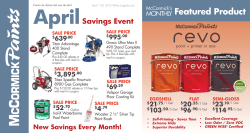 Featured Product - McCormick Paints
