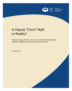 Is Deputy "Churn" Myth or Reality?