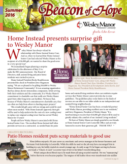 Summer Newsletter 2016