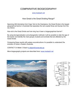 How Great is the Great Dividing Range?