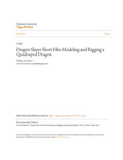 Dragon Slayer Short Film Modeling and Rigging a