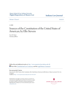 Sources of the Constitution of the United States of American, by Ellis