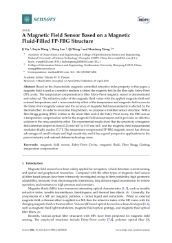 A Magnetic Field Sensor Based on a Magnetic Fluid-Filled FP