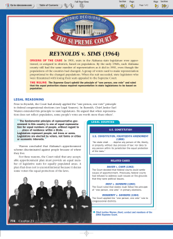 REYNOLDS v. SIMS (1964)