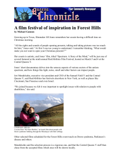 A Film Festival of Inspiration