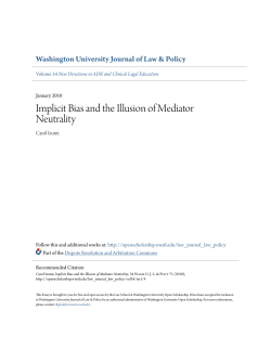 Implicit Bias and the Illusion of Mediator Neutrality