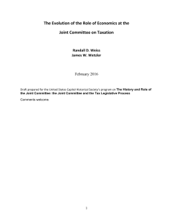 The Evolution of the Role of Economics