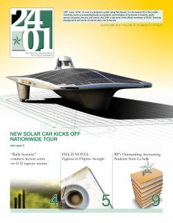 new solar car kicks off nationwide tour