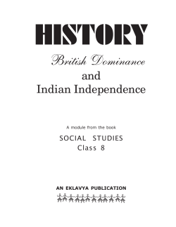 British Rule and The Peasants of India