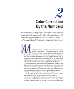 Color Correction By the Numbers