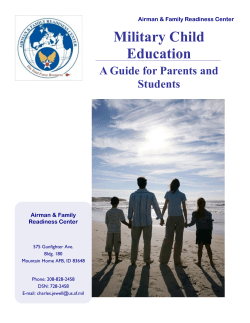 Military Child Education