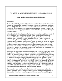 the impact of anti-american sentiment on canadian english