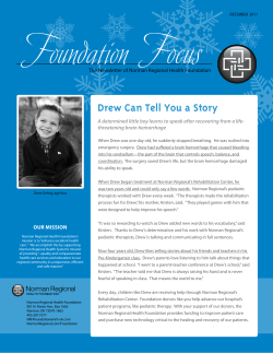 Drew Can Tell You a Story - Norman Regional Health Foundation