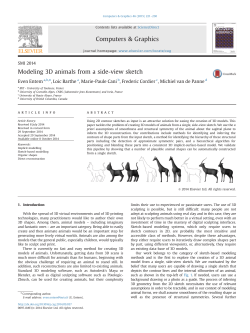 Modeling 3D animals from a side-view sketch