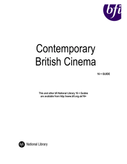 Contemporary British Cinema